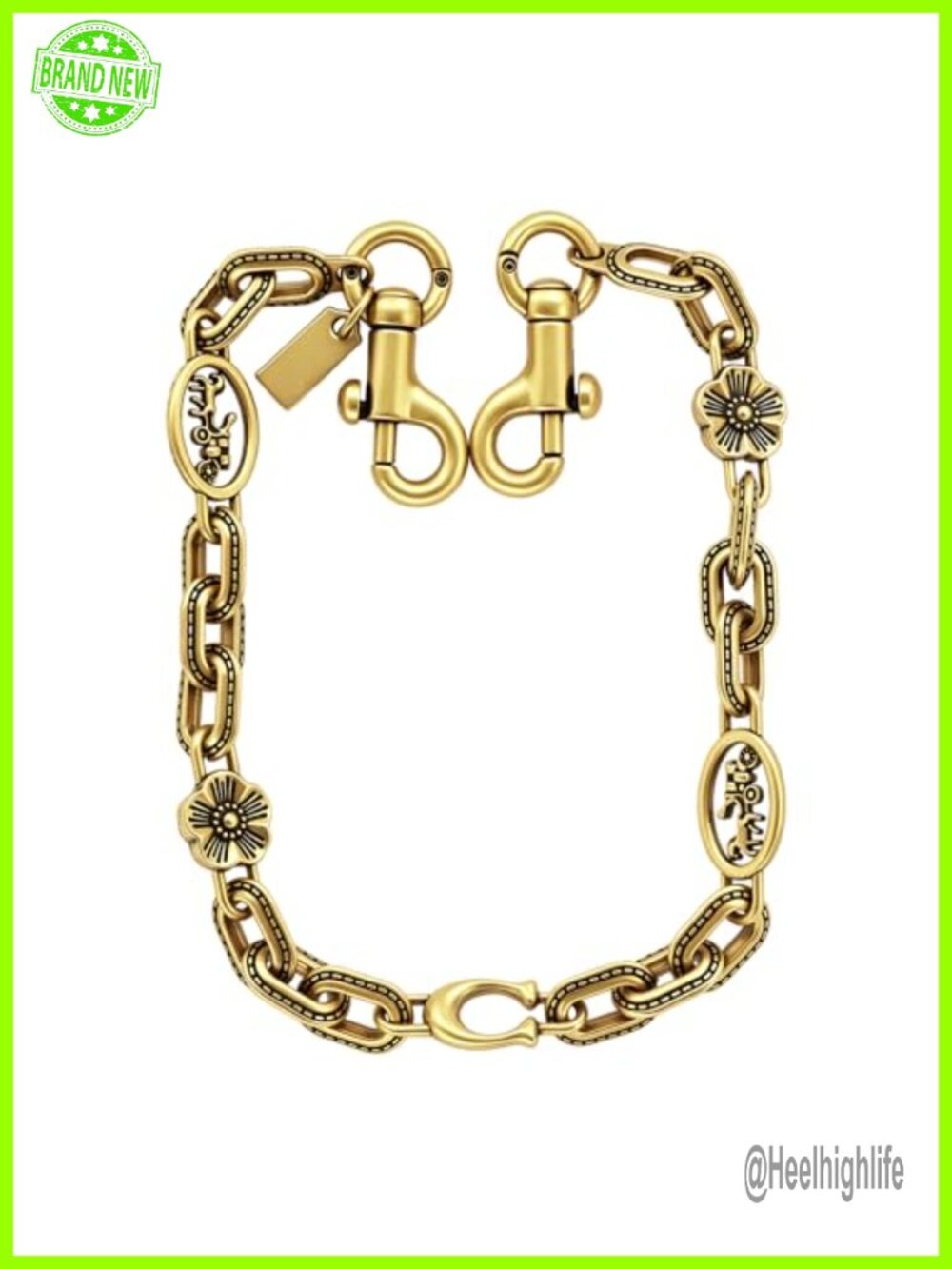 Metal Bag Chain Charm Extender for Handbags, Wallet Chain, Vintage Style